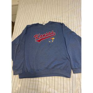 Kansas Jayhawks Crewneck Sweatshirt Size 2XL